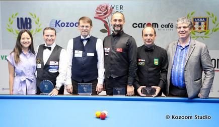 Organizer, Eddy, Torbjorn, Semih, Dani and TD Charles Brown 20190811Winners