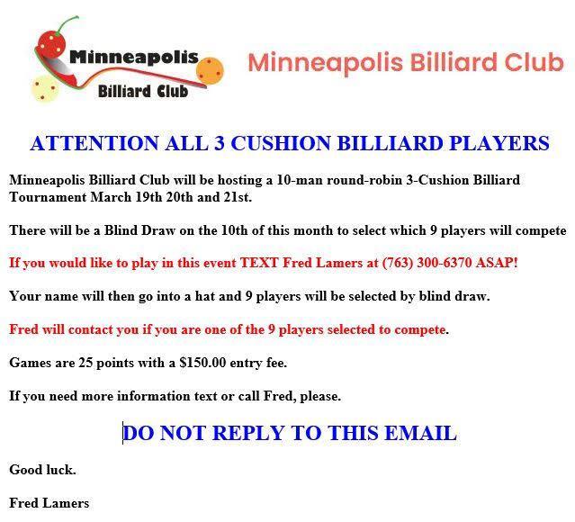 Minneapolis Billiard Club